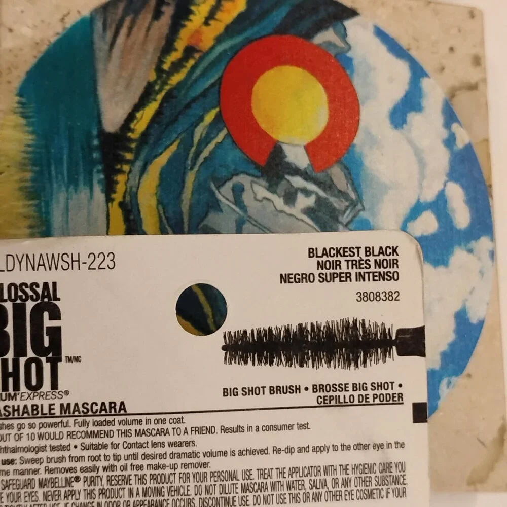 SEALED Maybelline Volum' Express The Colossal Big Shot Mascara - Blackest Black